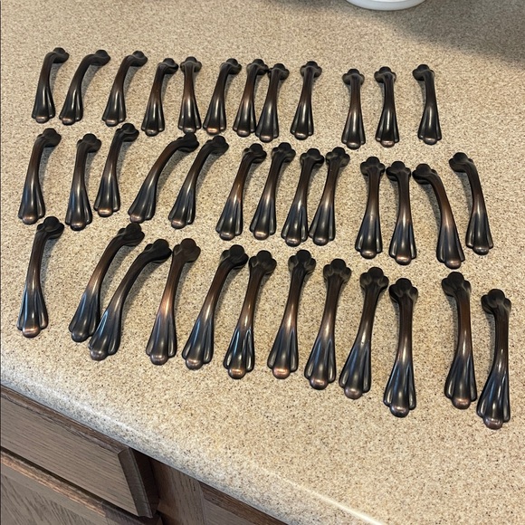 Set of Bronze Cabinet Handles - Picture 2 of 5